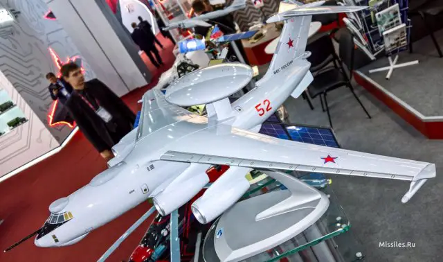 Scale model of Russia s future A 100 AWACS aircraft spotted at Army 2016 exhibition 640 002