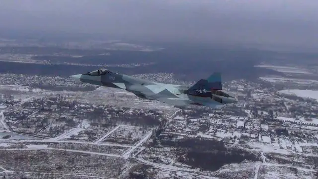 Russia Su 57 fighter jet akes maiden flight with new engin 640 001