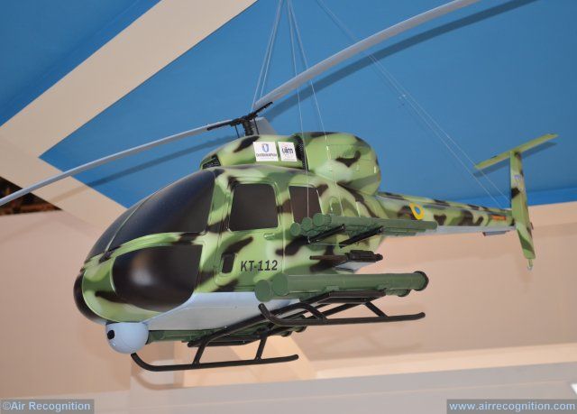 Ukrinmash introduces new KT 112UD light combat helicopter at IDEX 2017 640 001