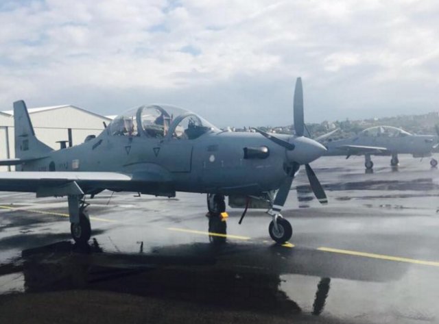 Lebanon takes delivery its first two A 29 Super Tucano light attack aircraft 640 001