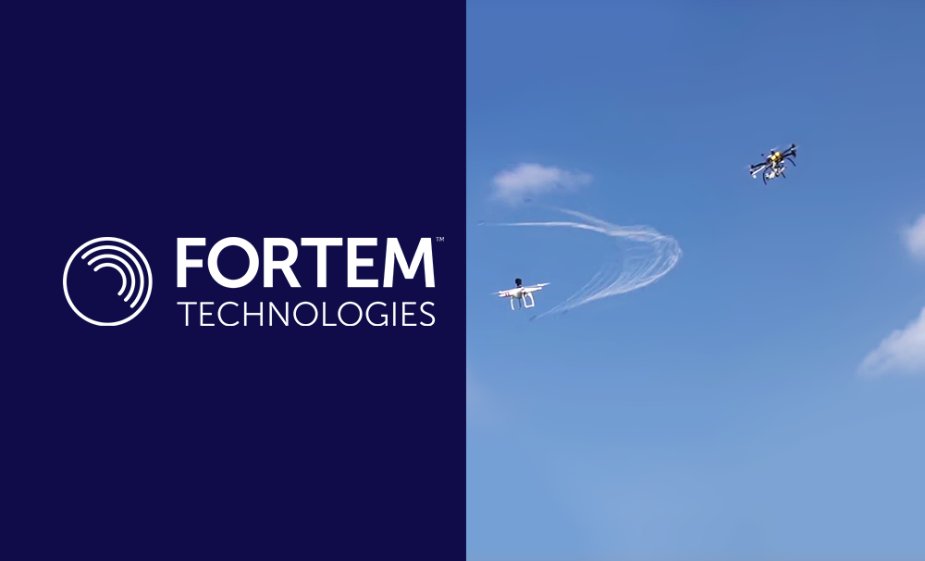 Fortem starts marketing DroneHunter airborne anti UAV system 001