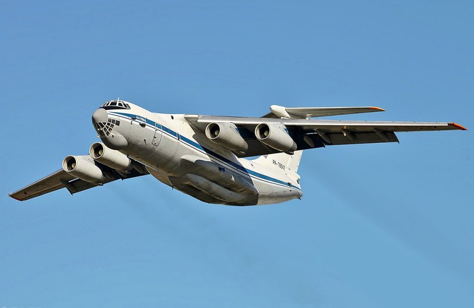 Russia Ilyushin Il 76MD Candid airlifters train to drop bombs