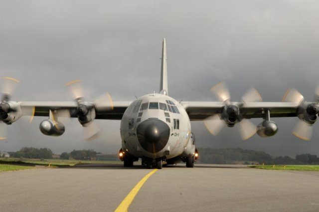 Belgium retires first C 130H military airlifter 640 001