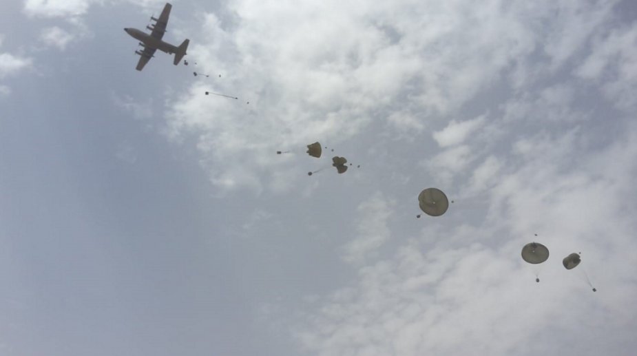 BAF C 130H performs first air drop in operational nvironment in a while 001