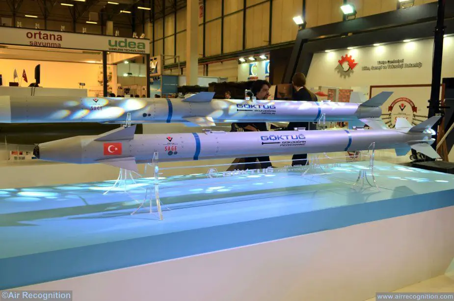 Turkey  first home made r to air missiles successfully test fire 001