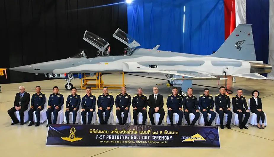Royal Thai Air Force receives first F 5F Super Tigris prototype 001
