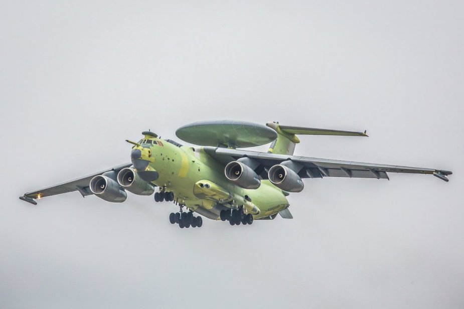 Russia A 100 AEW aircraft made second test flight 001