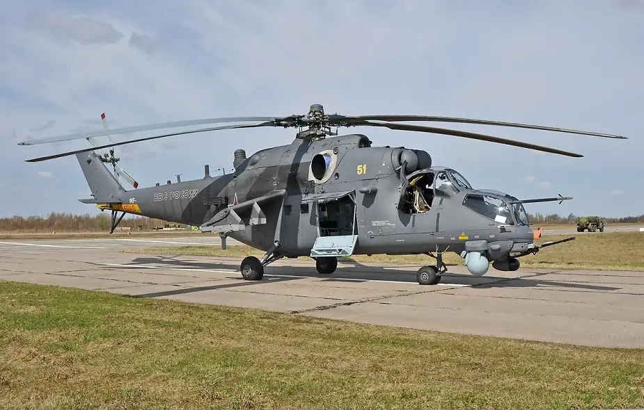 All Mi 35M assault helicopters equipped with Vitebsk onboard defense system