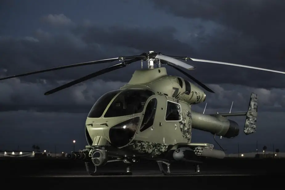 MD Helicopters Enhances MD 969 Twin Attack Helicopter with 7 Shot Common Launch Tube System