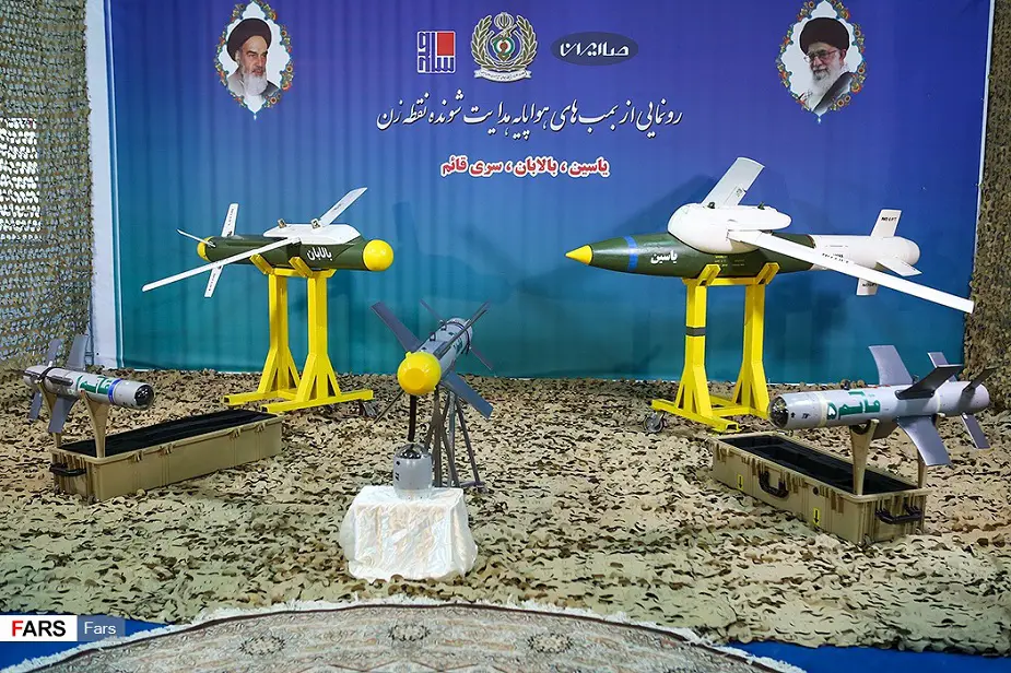 Iran unveils three new homemade smart bombs ALL