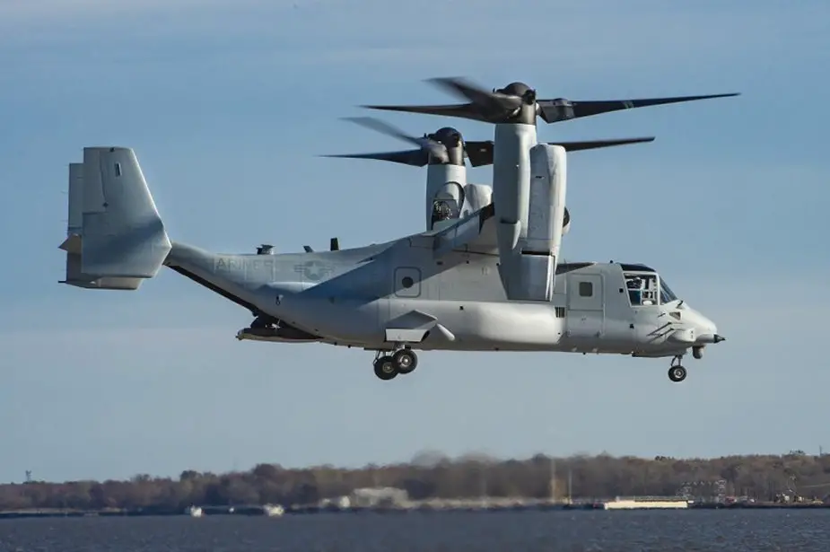 Bell Boeing Delivers First Modified Osprey for US Navy 925 001