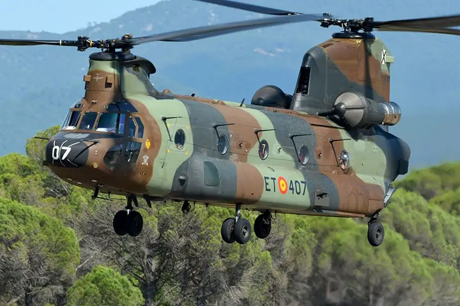 Boeing to modernize entire fleet of Spanish CH 47F Chinook helicopter fleet