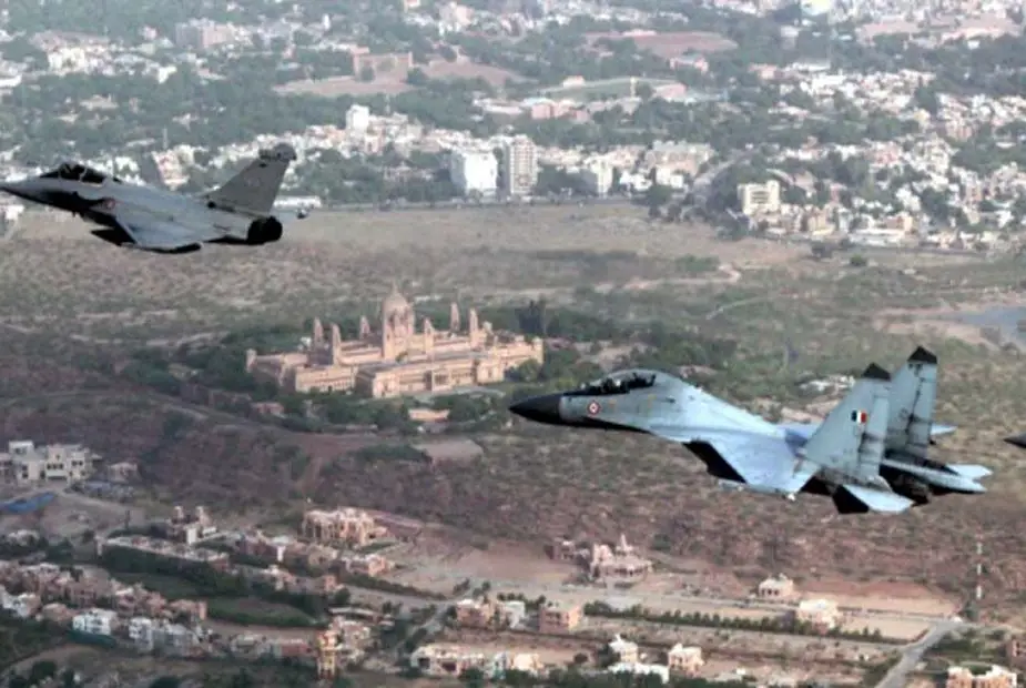 French Rafale jets and Indian Su 30MKI jointly participate in Garuda VI exercise