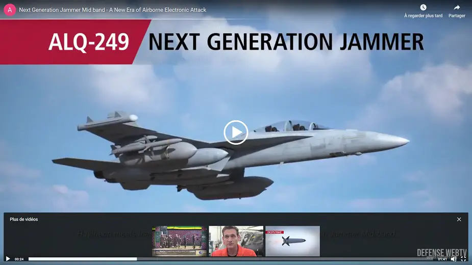 USA Raytheon to Support ALQ 249 Next Gen Jammer for Navys EA 18G Aircraft VIDEOLINK