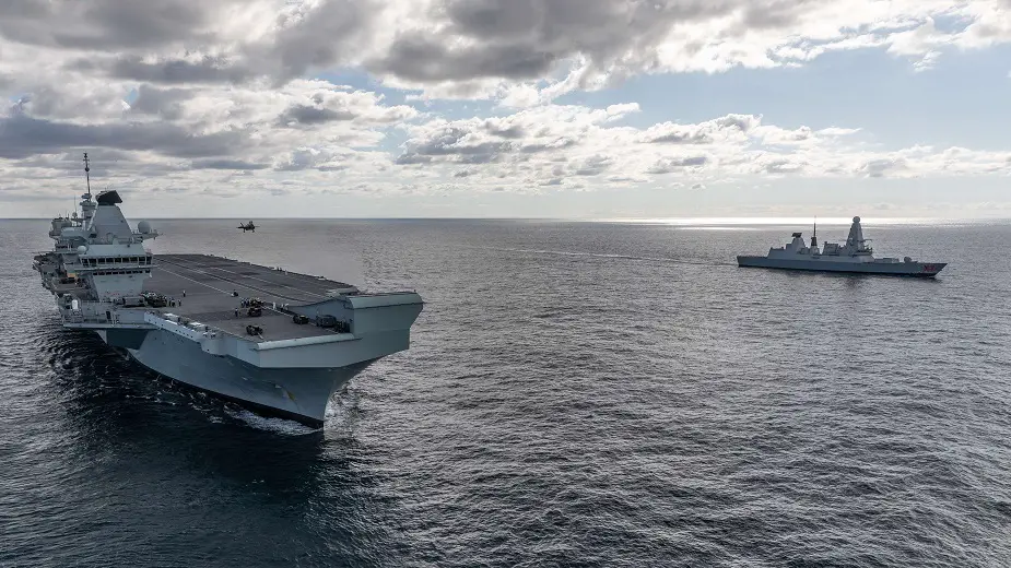 First UK fighter jets land onboard HMS Queen Elizabeth 02