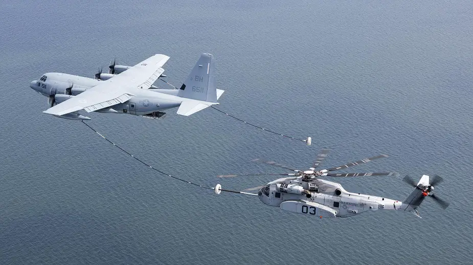 CH 53K demonstrates successful air refueling tests
