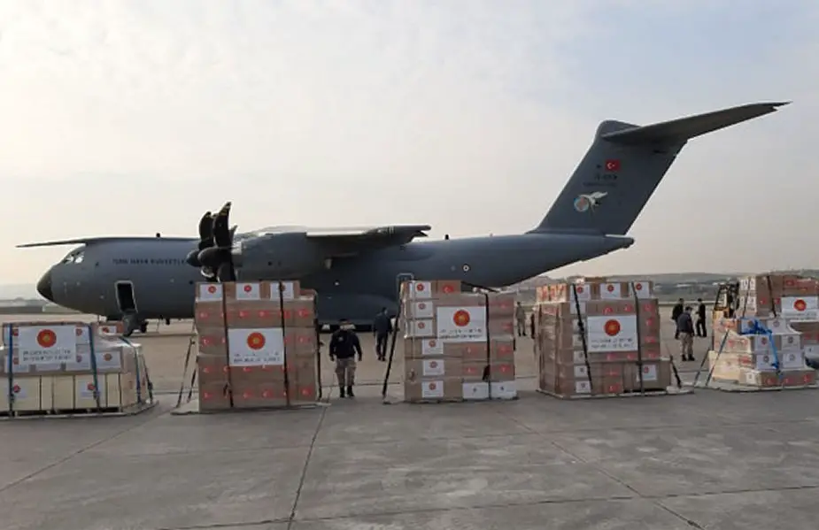 Turkish medical aid arrives in Spain and Italy
