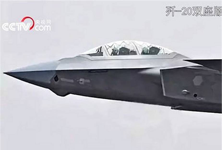 China unveils first two seat variants of J 20 stealth fighter aircraft 925 001