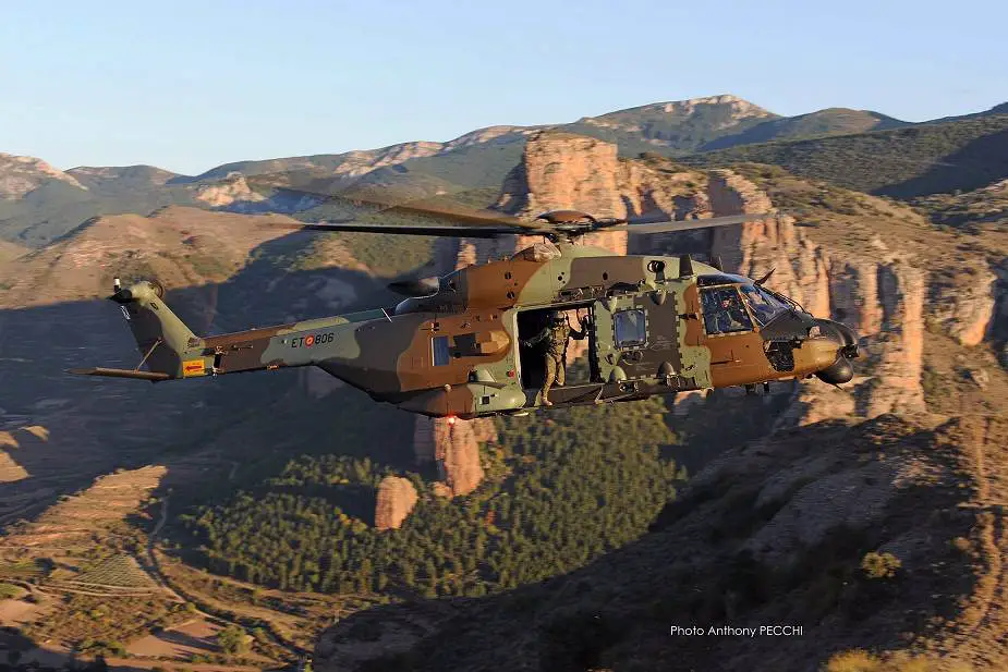 INDRA to equip Spanish NH 90 helicopters with advanced electronic defense systems 925 001