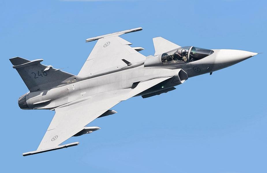 SAAB receives order for future options of Swedish Air Force Gripen C D fighter aircraft 925 001