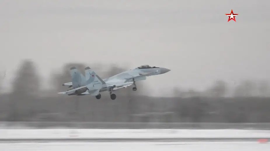 First flight of newest Russian Su 35S