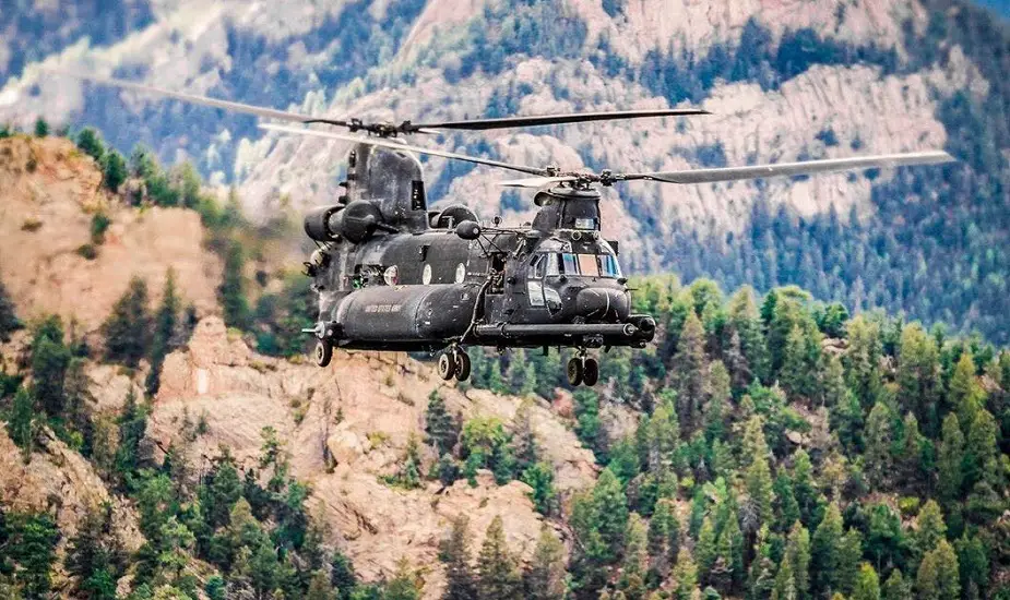 New laser countermeasures system on Night Stalker Chinook Special Operations helicopters