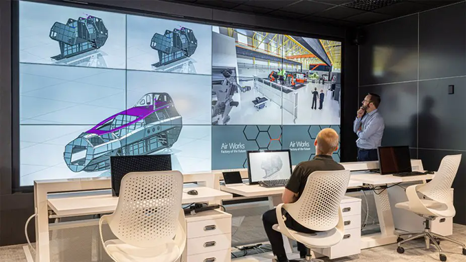 BAE Systems aircraft factory of the future in UK