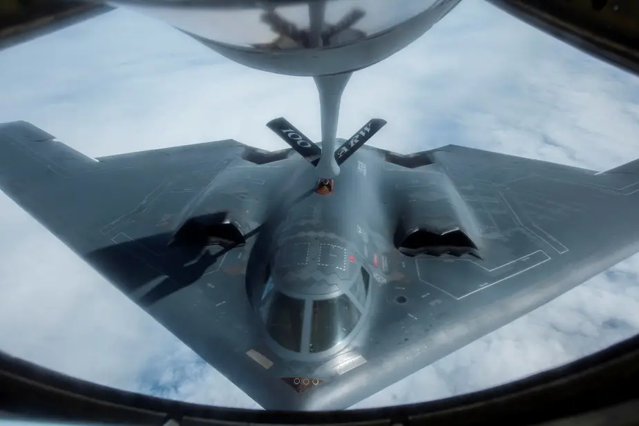 B 2 Spirit bombers fly north of Arctic Circle integrate with Norwegian F 35s
