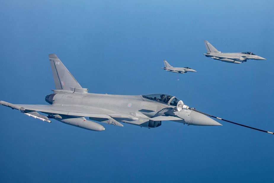 British Air Force Typhoon fighter joins major German Air Force MAGDay exercise 925 001