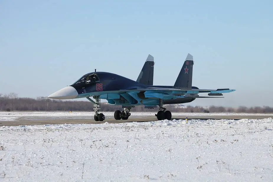 Russia plans to modernize Sukhoi Su 34 fighter bomber aircraft Fullback 925 001