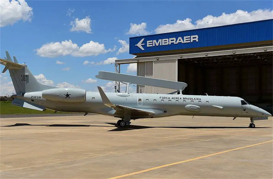 Embraer delivers first modernized E99 Airborne early warning and control aircraft to Brazilian Air Force 925 001