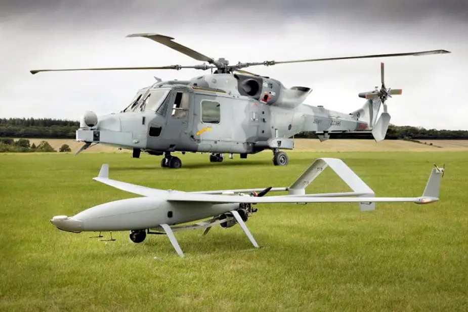 Leonardo demonstrates helicopter UAV teaming in UK with AW159 Wildcat