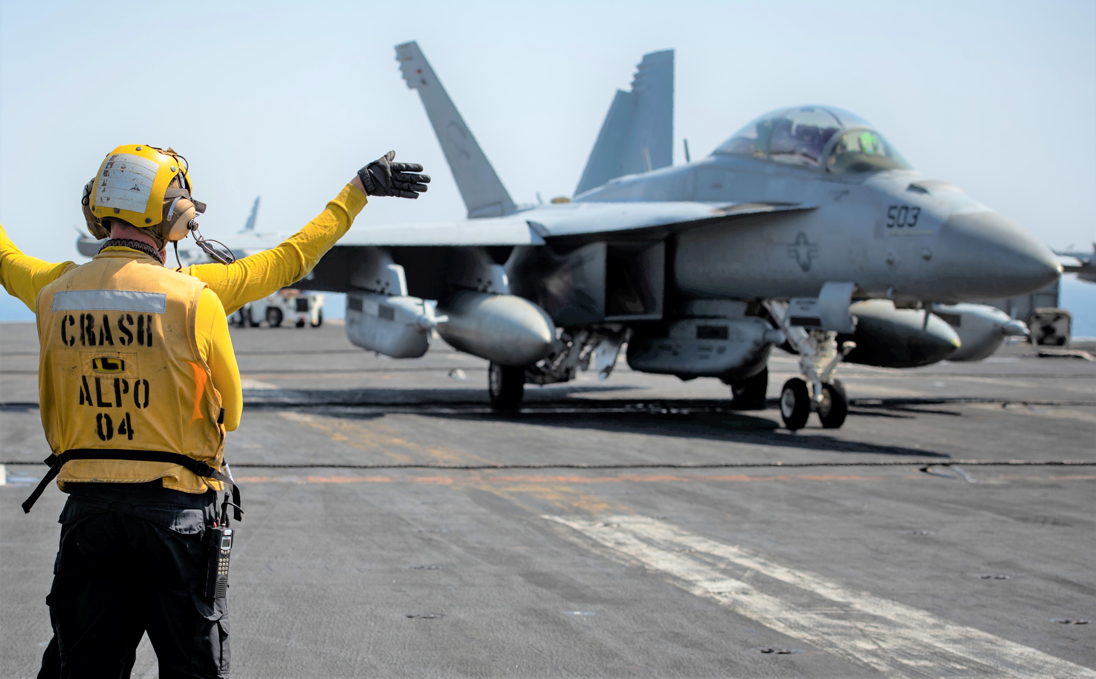 Nimitz Carrier Strike Group supports Operation Inherent Resolve from Arabian Gulf