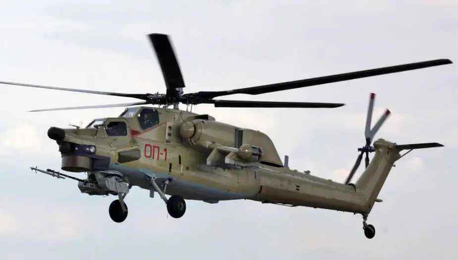 Russian Southern district army receives Mi 28UB helicopter