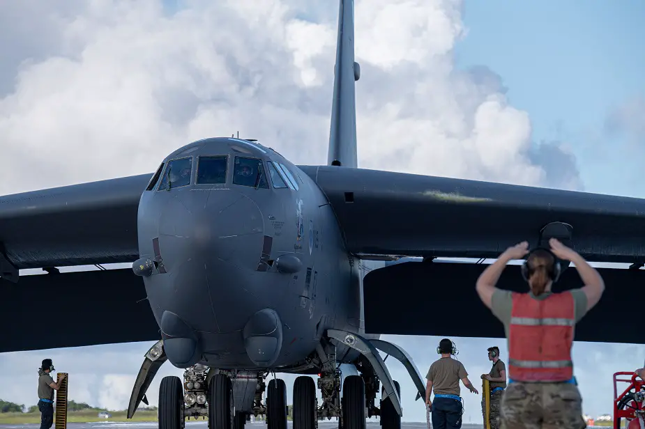 B 52 bombers deploy to Guam for Bomber Task Force deployment