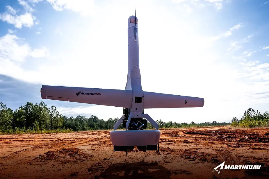 Martin UAV unveils its newly upgraded V BAT 128 VTOL UAV 01