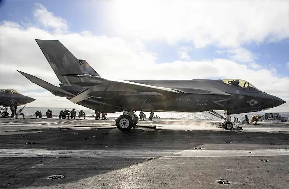 USMC VMFA 314 Black Knights returned after completing F 35C training cycle