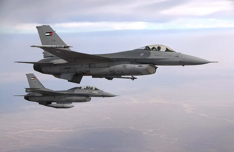 US approves foreign military sale of F 16 Air combat training center to Jordan 01