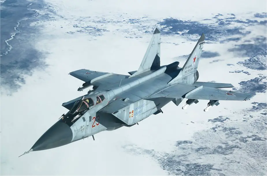 Russian exercise for air refueling of MiG 31BM aircraft starts