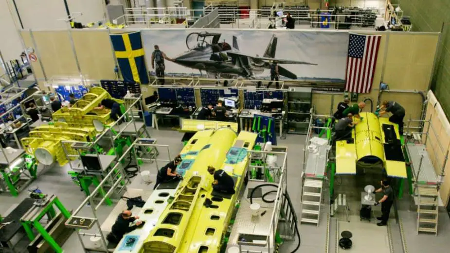 Saab delivers T 7A aft airframe for Red Hawk flight test program
