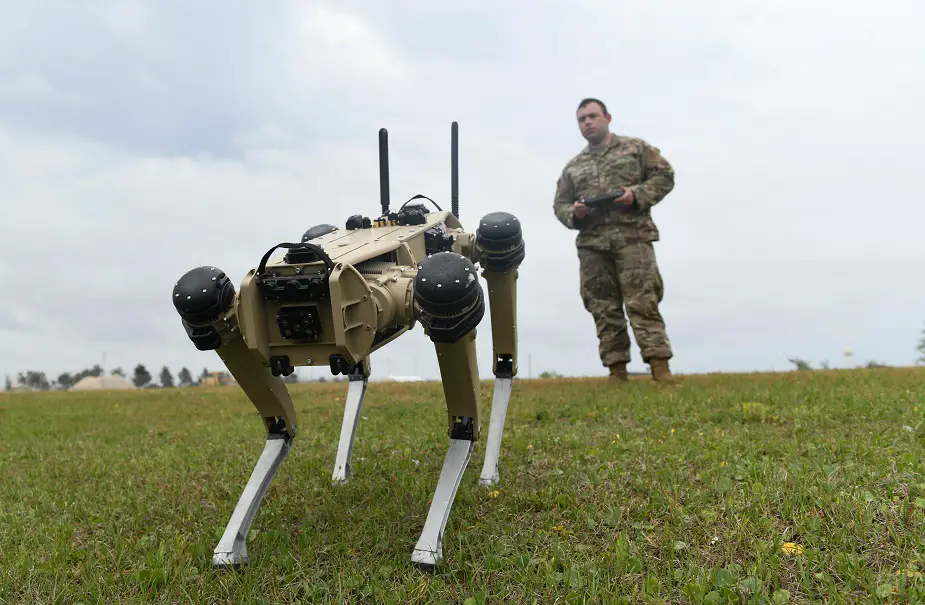 First semi autonomous Quad legged UGVs arrive at Tyndall Air Force Base 01