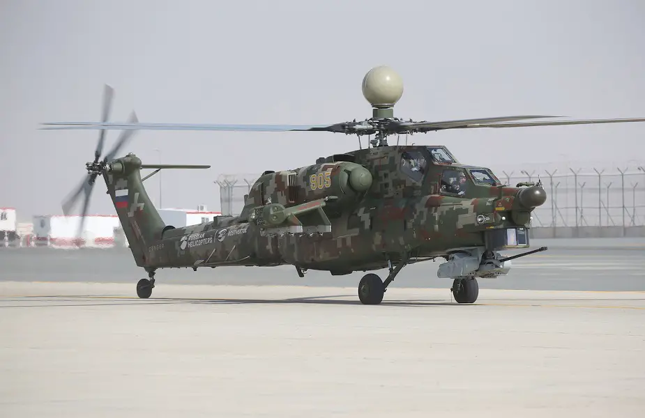 Mi 28NE helicopter makes first demonstration flight abroad at Dubai Airshow 2021 01