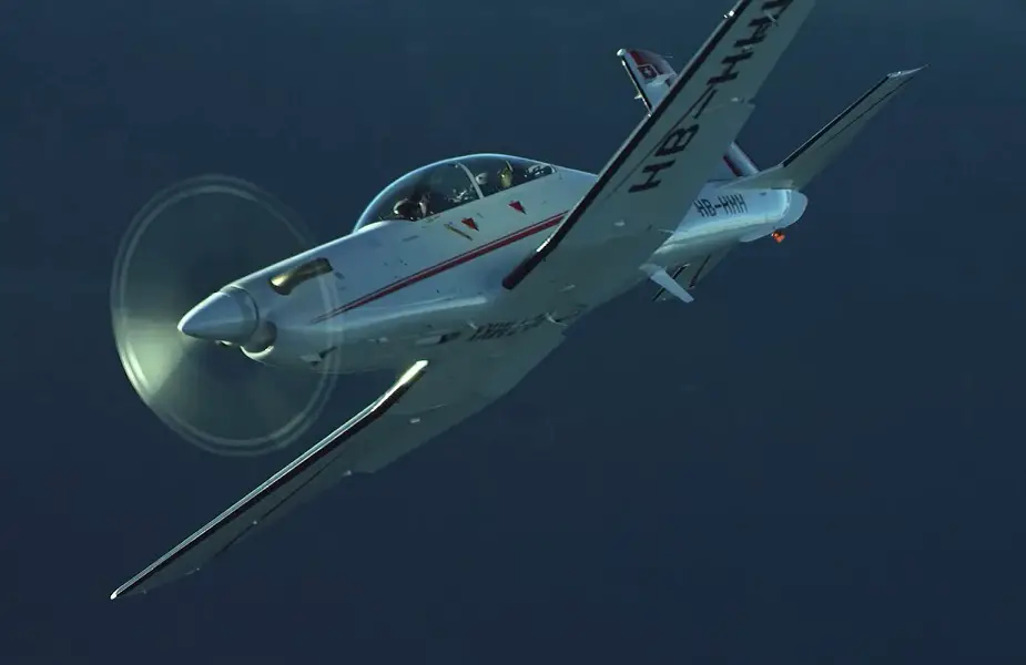 Pilatus unveils PC 7 MKX basic trainer at Dubai Airshow 2021 03