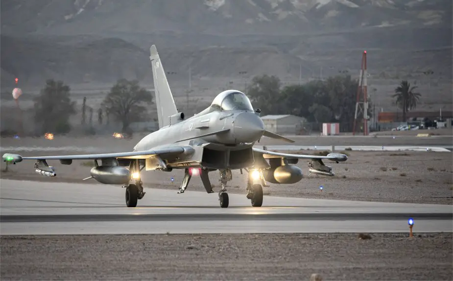 Royal Air Forces Typhoons jets join Israeli Exercise Blue Flag 21