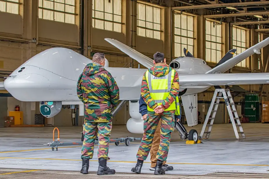 Belgian Air Component familiarizes with SkyGuardian UAS 02
