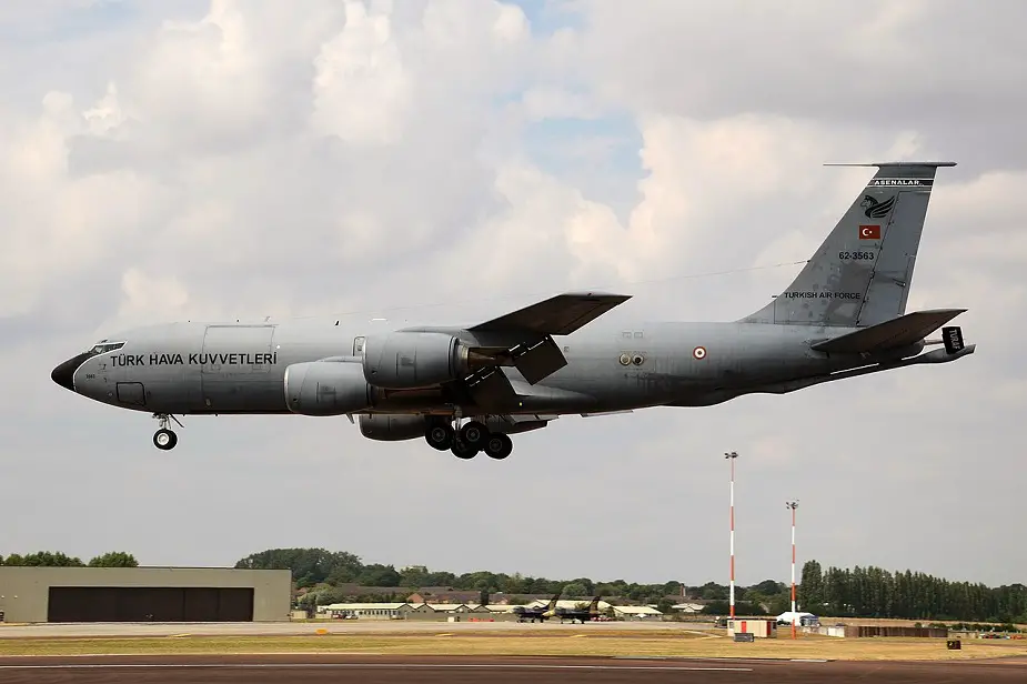 Turkish Air Force receives first KC 135R upgraded to Block 45 standard 02