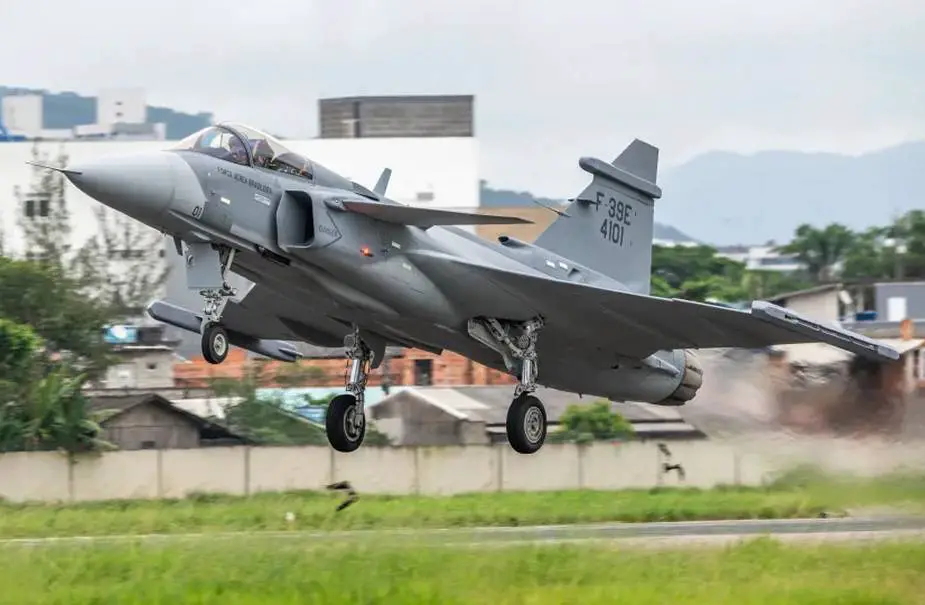 Brazilian Air Force receives more Saab Gripen fighter bombers