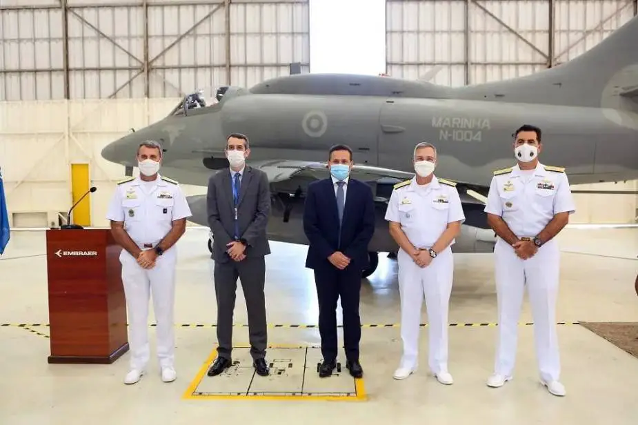 Embraer delivers last upgraded AF1 Skyhawk to Brazilian Navy