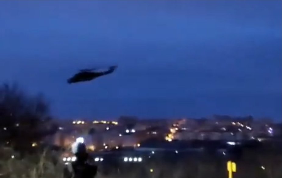 Two Ukrainian Mi 24 helicopters attack oil base in Russia