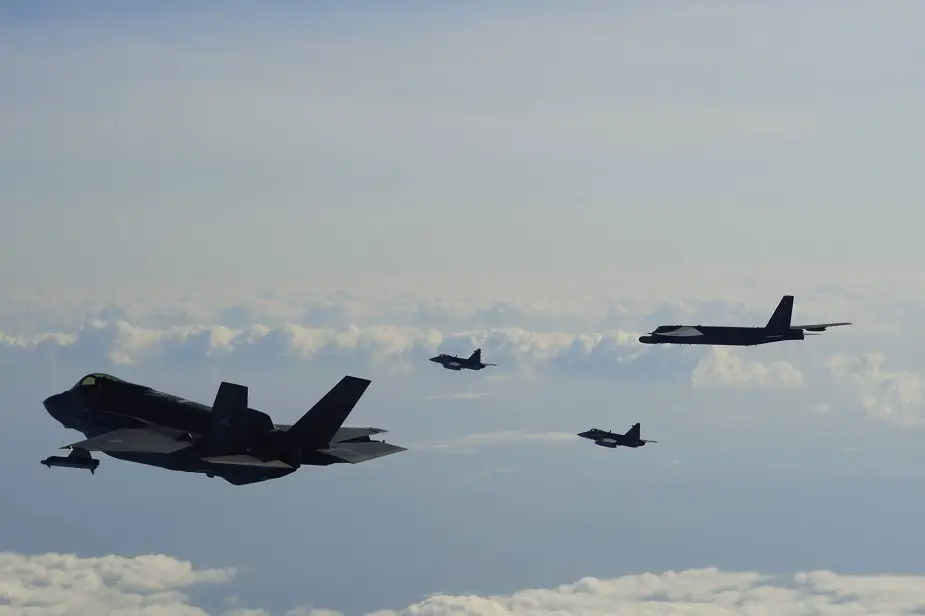 B 52 JAS Gripen and F 35 on joint mission over Norway 02